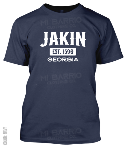 Jakin, Georgia Athletic T-Shirt