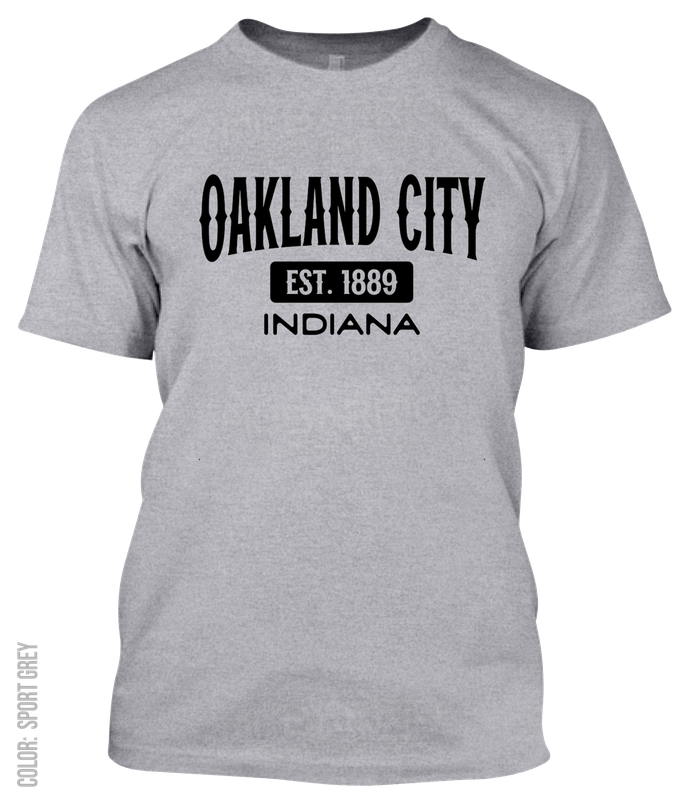 Oakland City, Indiana Athletic T-Shirt