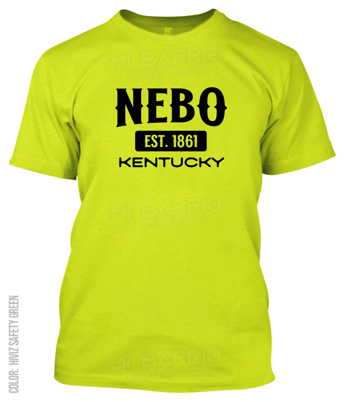 Nebo, Kentucky Athletic T-Shirt