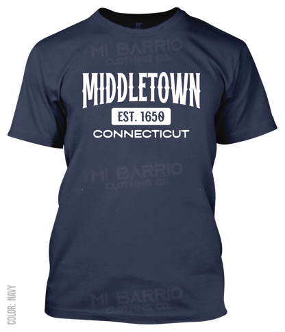 Middletown, Connecticut Athletic T-Shirt