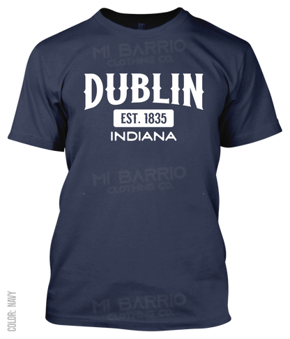 Dublin, Indiana Athletic T-Shirt