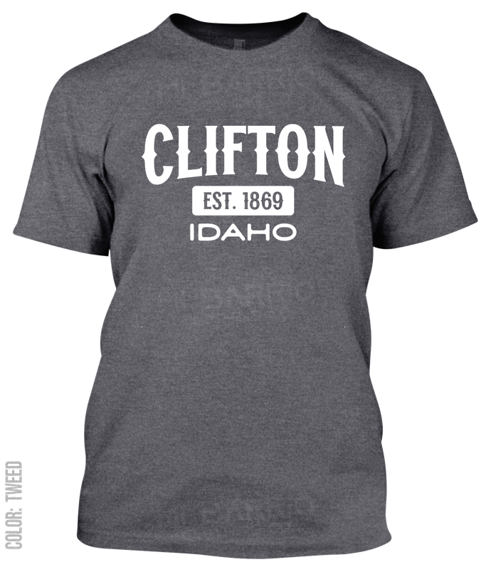 Clifton, Idaho Athletic T-Shirt