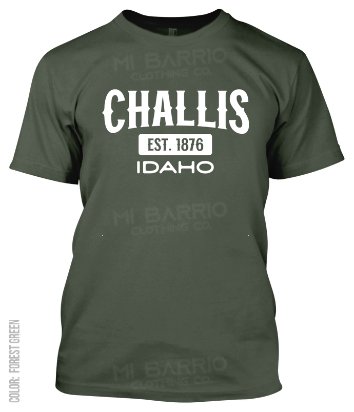 Challis, Idaho Athletic T-Shirt