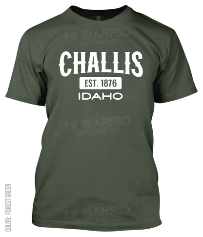 Challis, Idaho Athletic T-Shirt