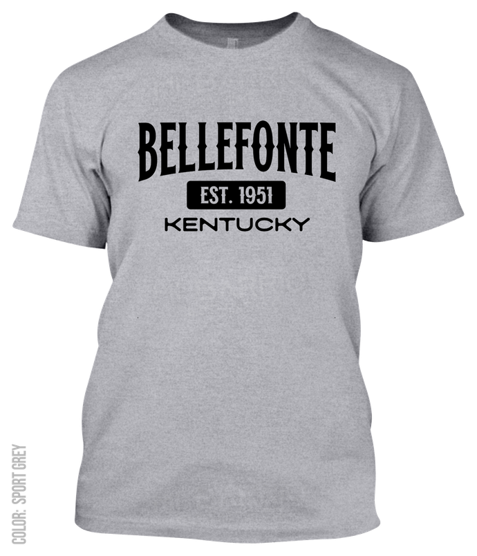 Bellefonte, Kentucky Athletic T-Shirt