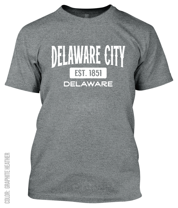 Delaware City, Delaware Athletic T-Shirt