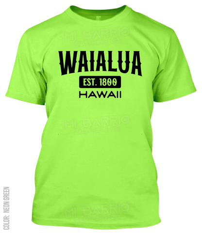 Waialua, Hawaii Athletic T-Shirt