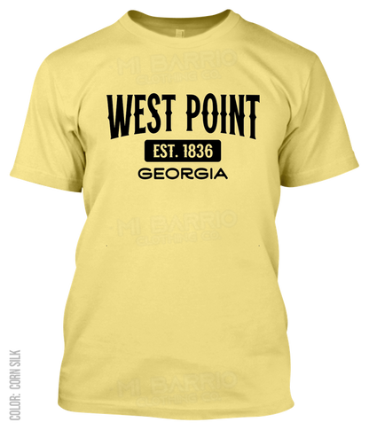 West Point, Georgia Athletic T-Shirt