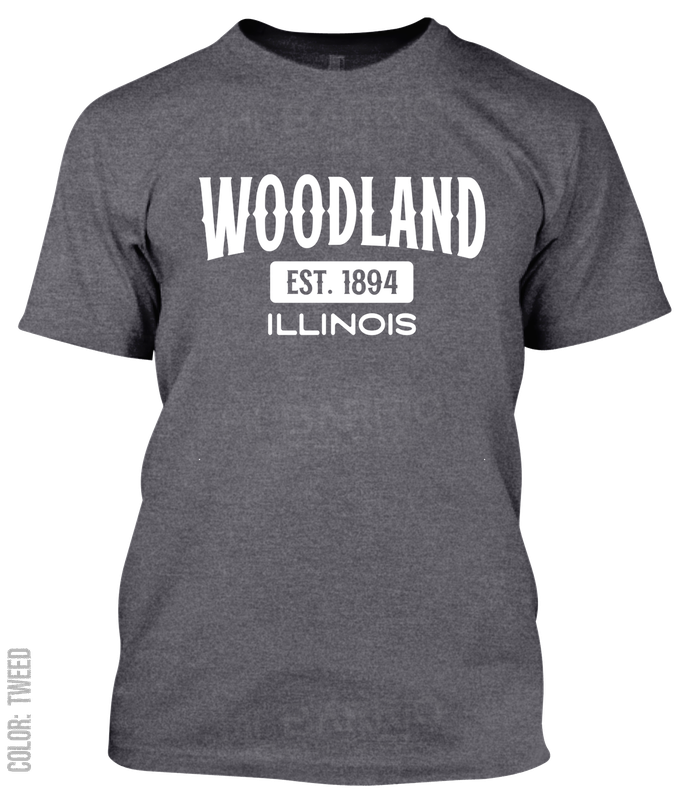 Woodland, Illinois Athletic T-Shirt