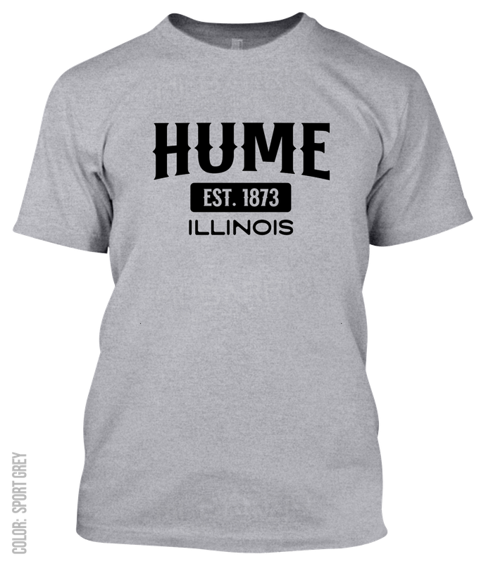 Hume, Illinois Athletic T-Shirt