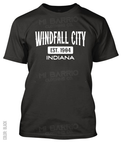 Windfall City, Indiana Athletic T-Shirt