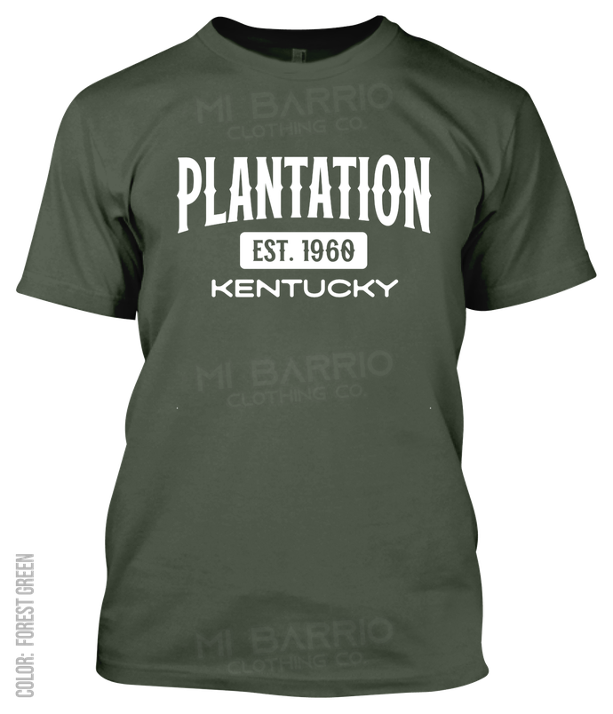 Plantation, Kentucky Athletic T-Shirt