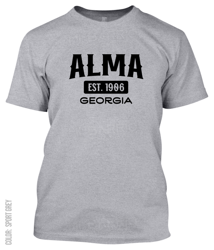 Alma, Georgia Athletic T-Shirt
