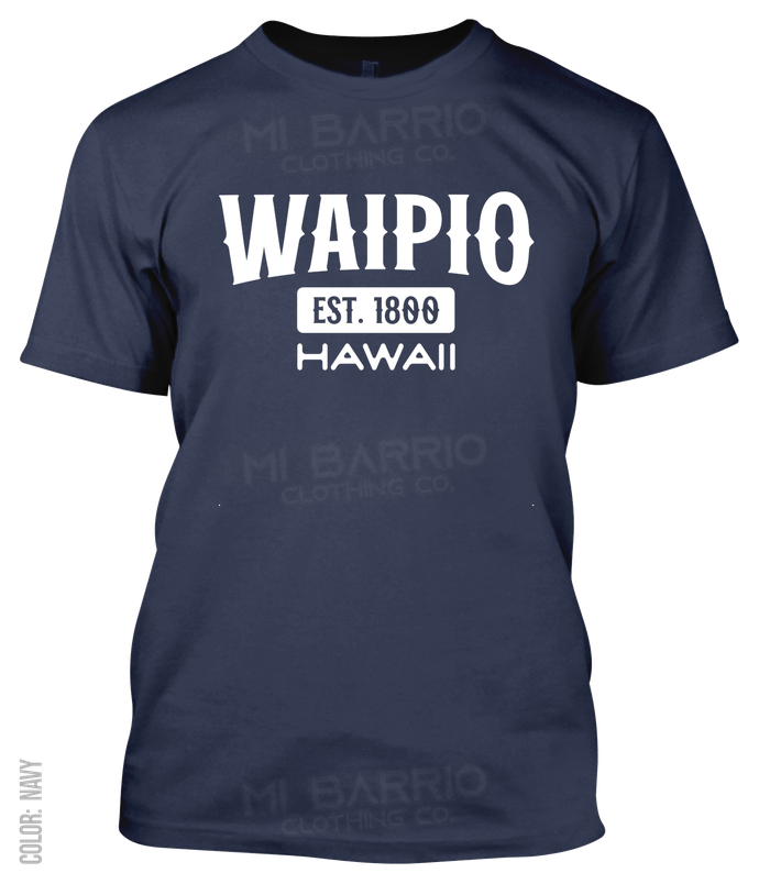 Waipio, Hawaii Athletic T-Shirt