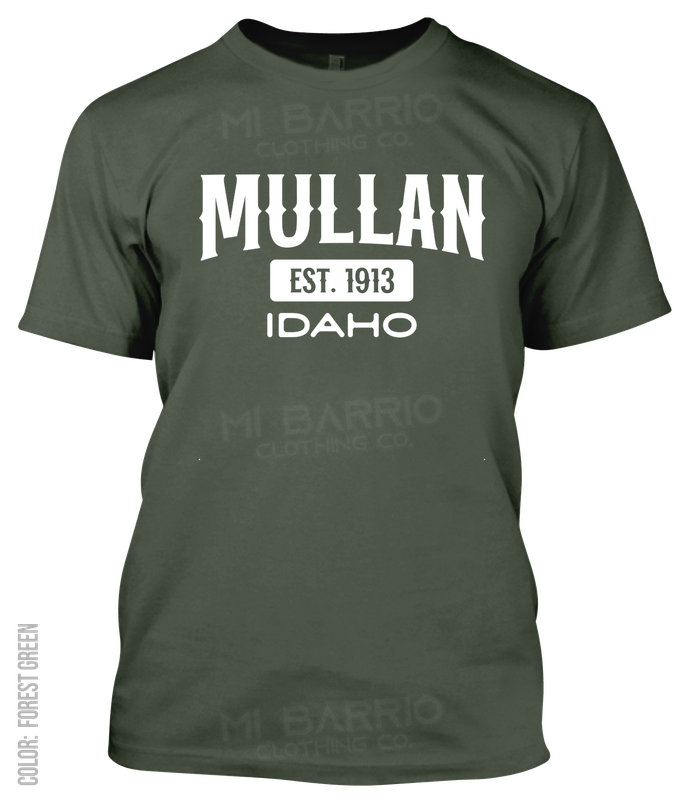 Mullan, Idaho Athletic T-Shirt
