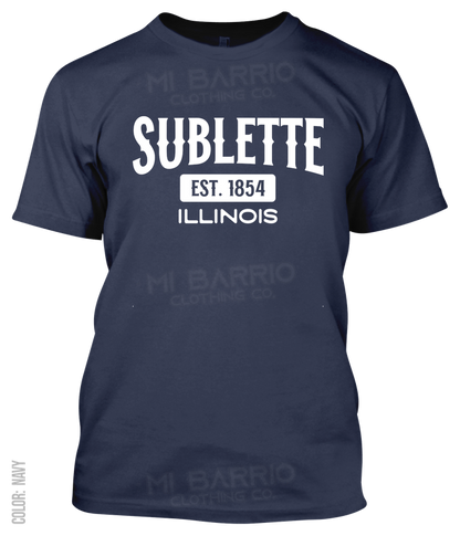 Sublette, Illinois Athletic T-Shirt