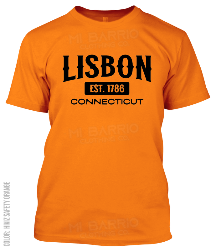Lisbon, Connecticut Athletic T-Shirt