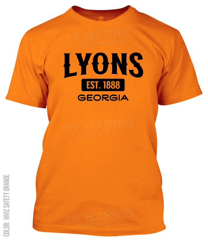 Lyons, Georgia Athletic T-Shirt