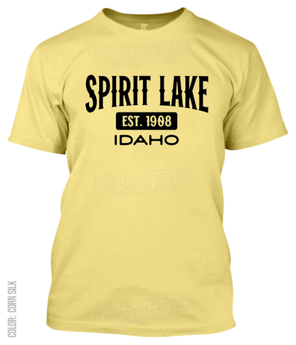 Spirit Lake, Idaho Athletic T-Shirt