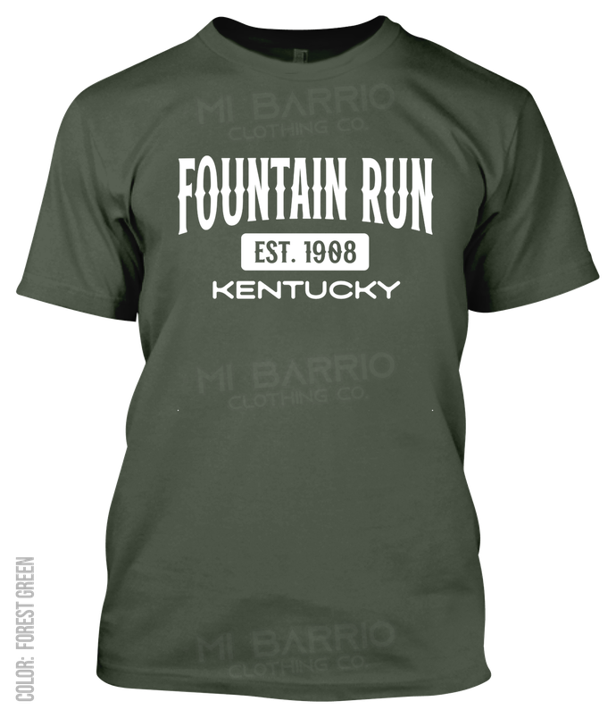 Fountain Run, Kentucky Athletic T-Shirt