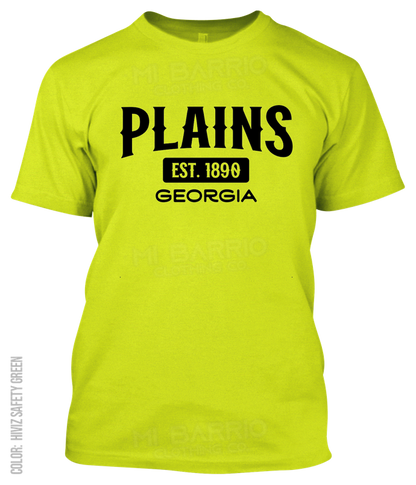 Plains, Georgia Athletic T-Shirt