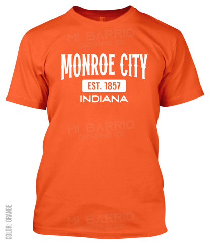 Monroe City, Indiana Athletic T-Shirt