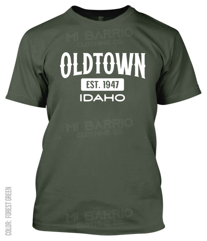 Oldtown, Idaho Athletic T-Shirt