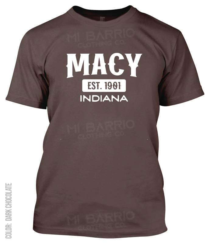 Macy, Indiana Athletic T-Shirt