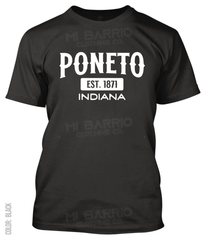 Poneto, Indiana Athletic T-Shirt