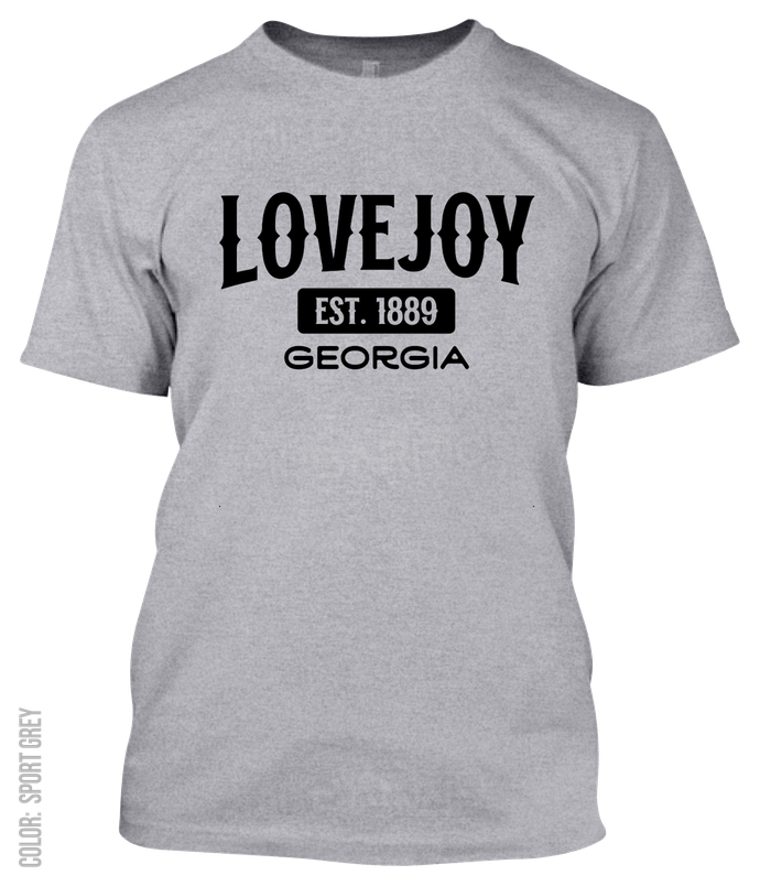Lovejoy, Georgia Athletic T-Shirt