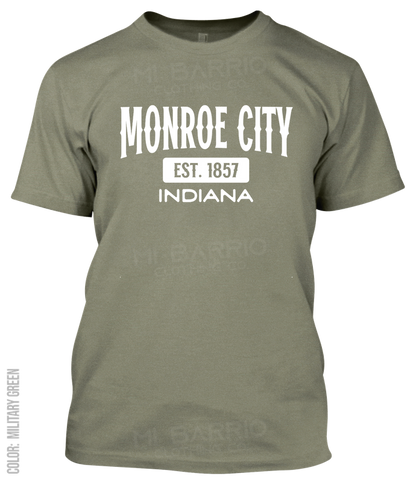 Monroe City, Indiana Athletic T-Shirt