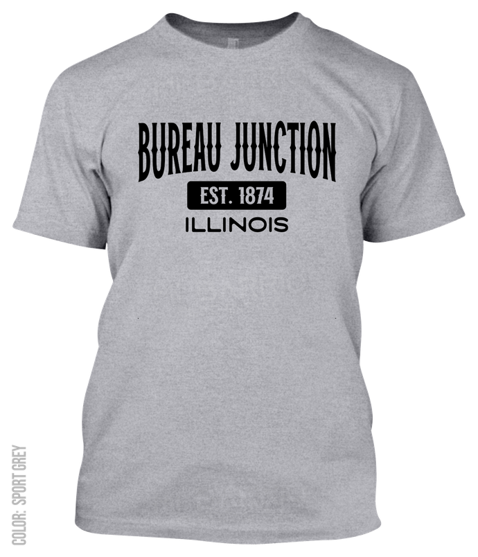 Bureau Junction, Illinois Athletic T-Shirt