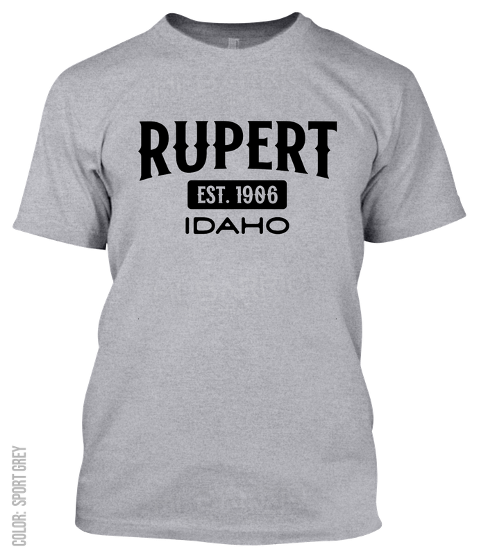 Rupert, Idaho Athletic T-Shirt