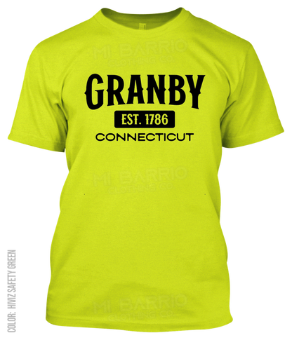 Granby, Connecticut Athletic T-Shirt