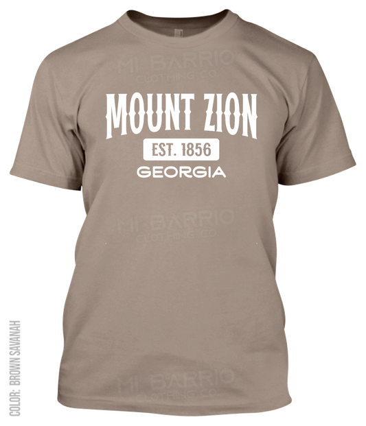 Mount Zion, Georgia Athletic T-Shirt