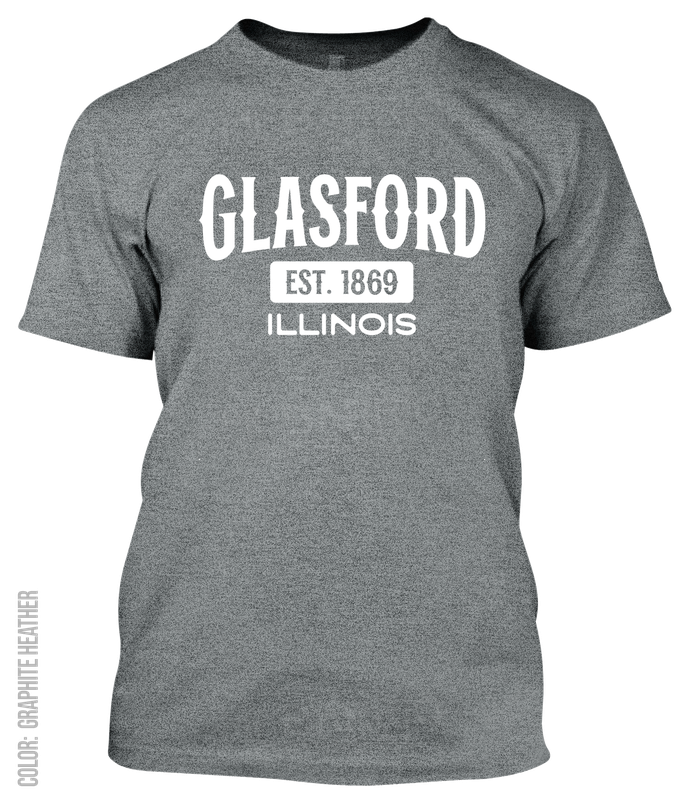 Glasford, Illinois Athletic T-Shirt