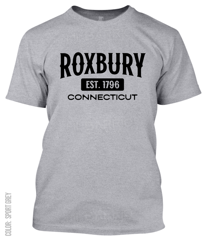 Roxbury, Connecticut Athletic T-Shirt