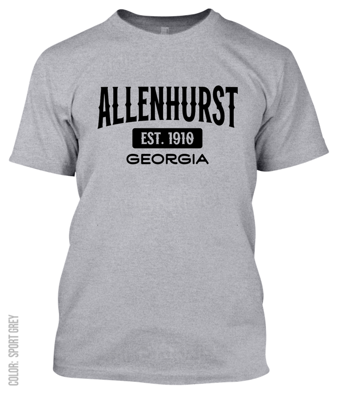 Allenhurst, Georgia Athletic T-Shirt