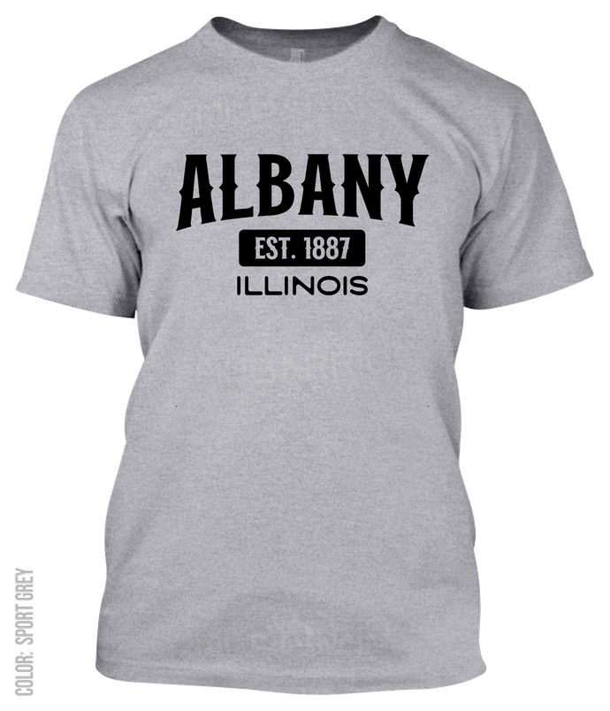 Albany, Illinois Athletic T-Shirt