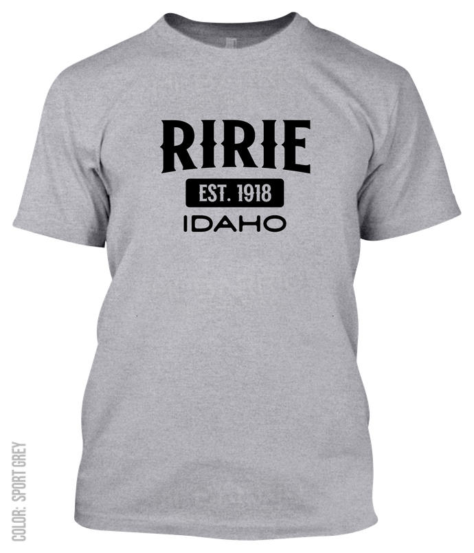 Ririe, Idaho Athletic T-Shirt