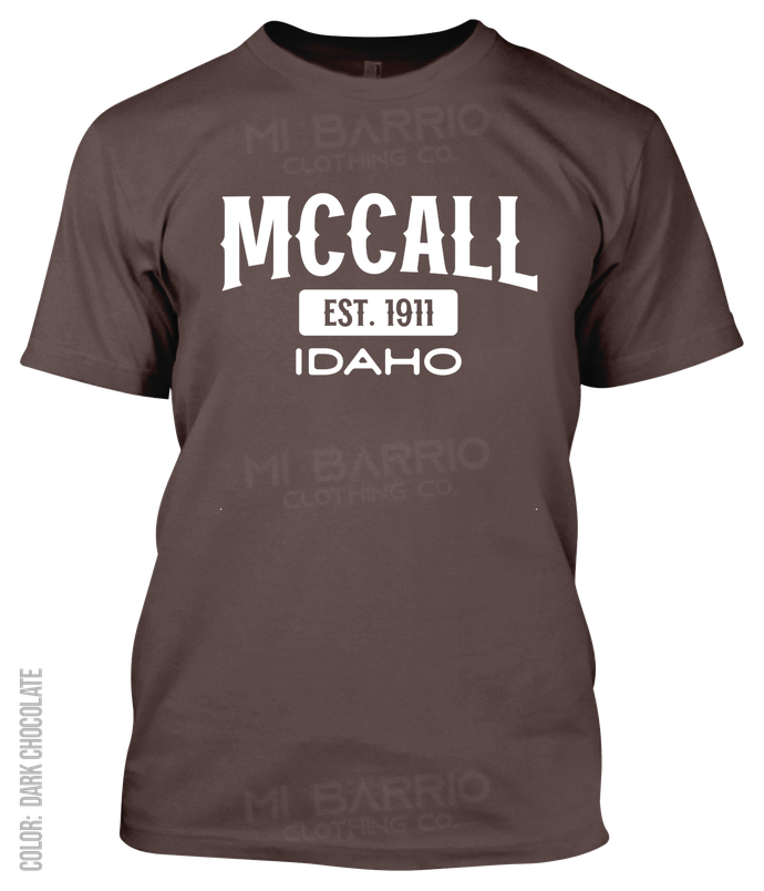 Mccall, Idaho Athletic T-Shirt
