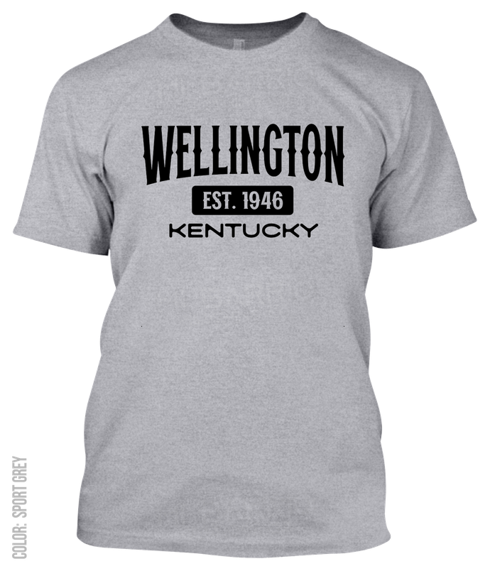 Wellington, Kentucky Athletic T-Shirt