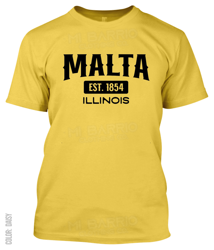 Malta, Illinois Athletic T-Shirt