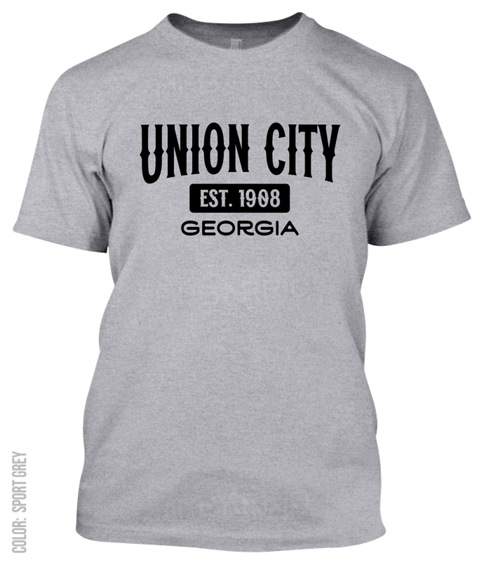 Union City, Georgia Athletic T-Shirt
