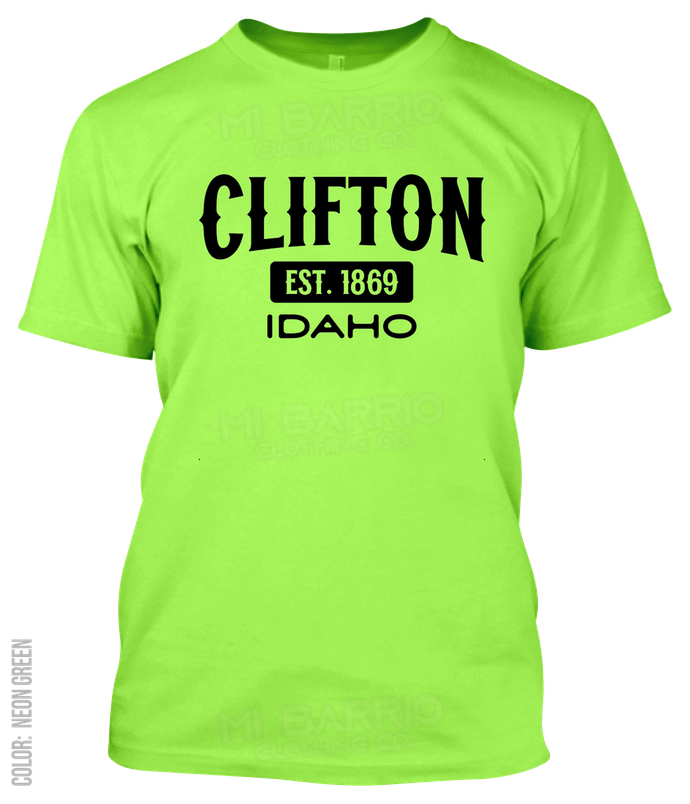 Clifton, Idaho Athletic T-Shirt