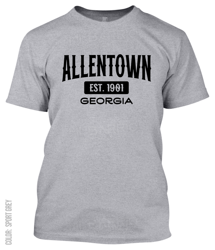 Allentown, Georgia Athletic T-Shirt