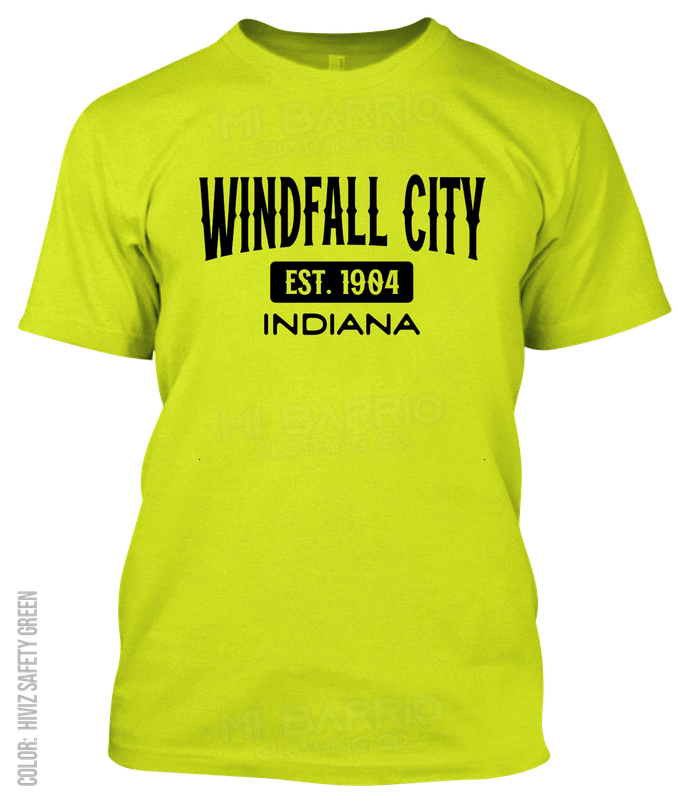 Windfall City, Indiana Athletic T-Shirt