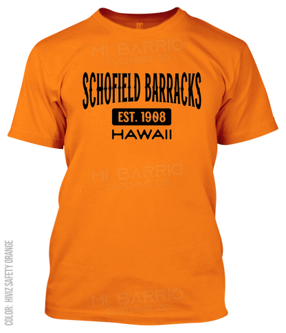 Schofield Barracks, Hawaii Athletic T-Shirt