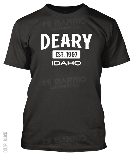 Deary, Idaho Athletic T-Shirt