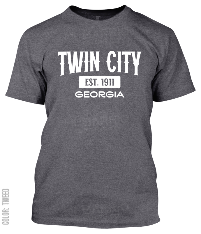 Twin City, Georgia Athletic T-Shirt